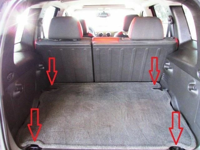 Red de carga de malla estilo piso maletero trasero para Chevrolet HHR 2006-2011 totalmente nueva Foto 4 de 4