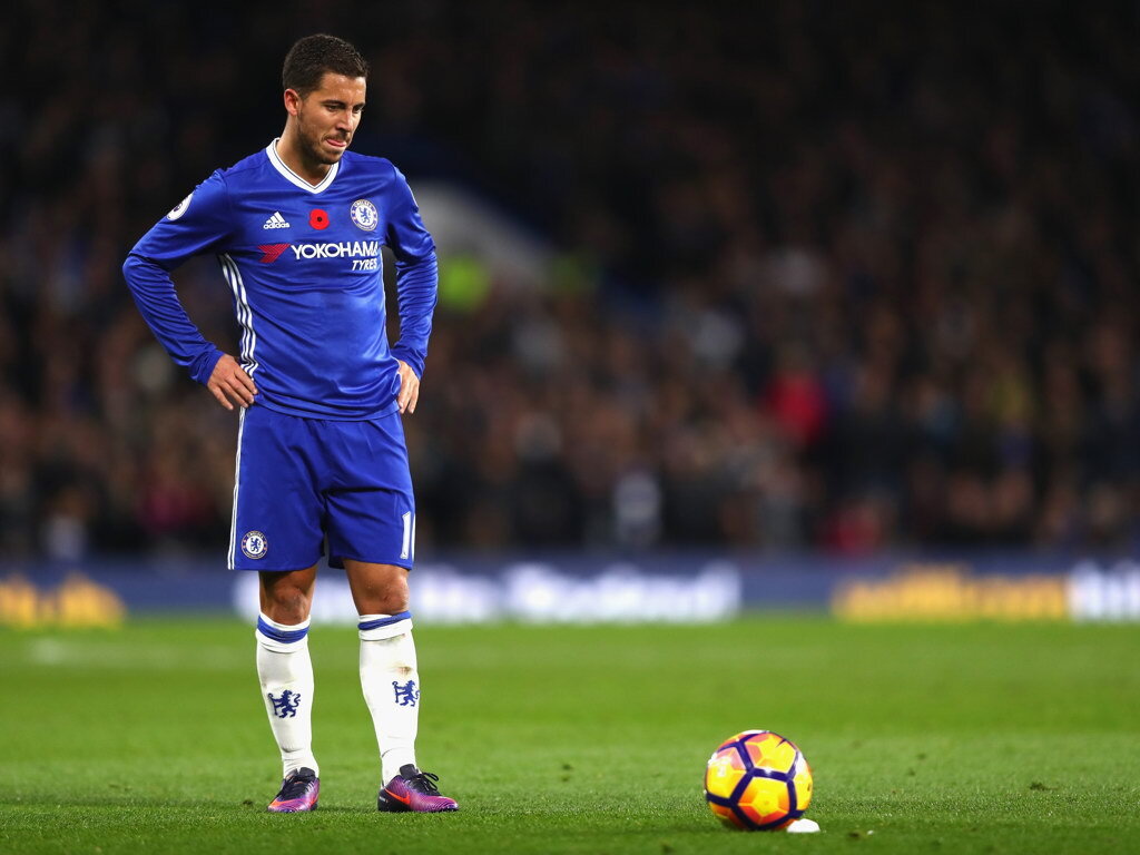 V7925 Eden Hazard Chelsea Sport Cool Man Soccer Player Decor WALL