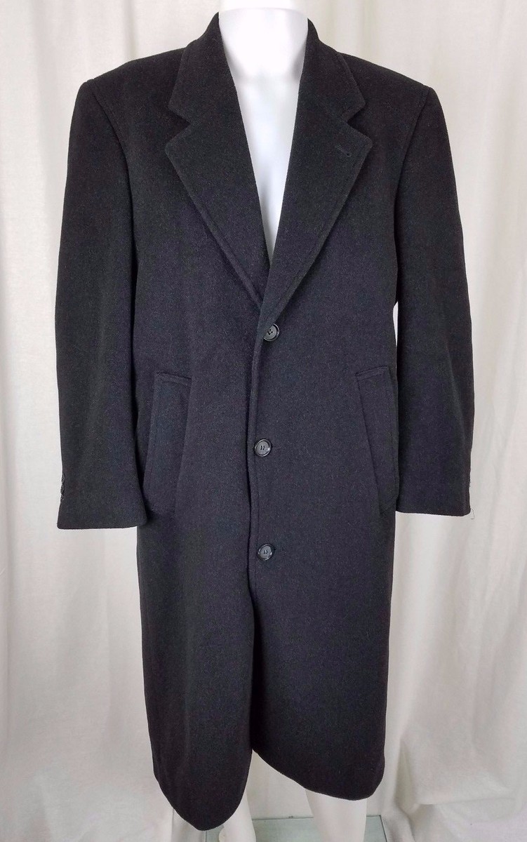 ジャケット・アウター A.P.C. Wool Serge PeaCoat Made in France APC Pea Coat Mens M Navy Double Breasted Deck Jacket 100
