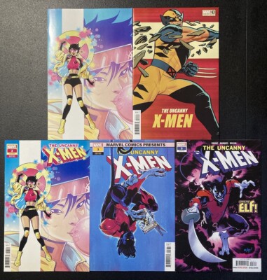 UNCANNY X-MEN #3 (2024) SET OF 5 1:50,25 VECCHIO CHO VARIANT MARVEL COMICBOOK BA