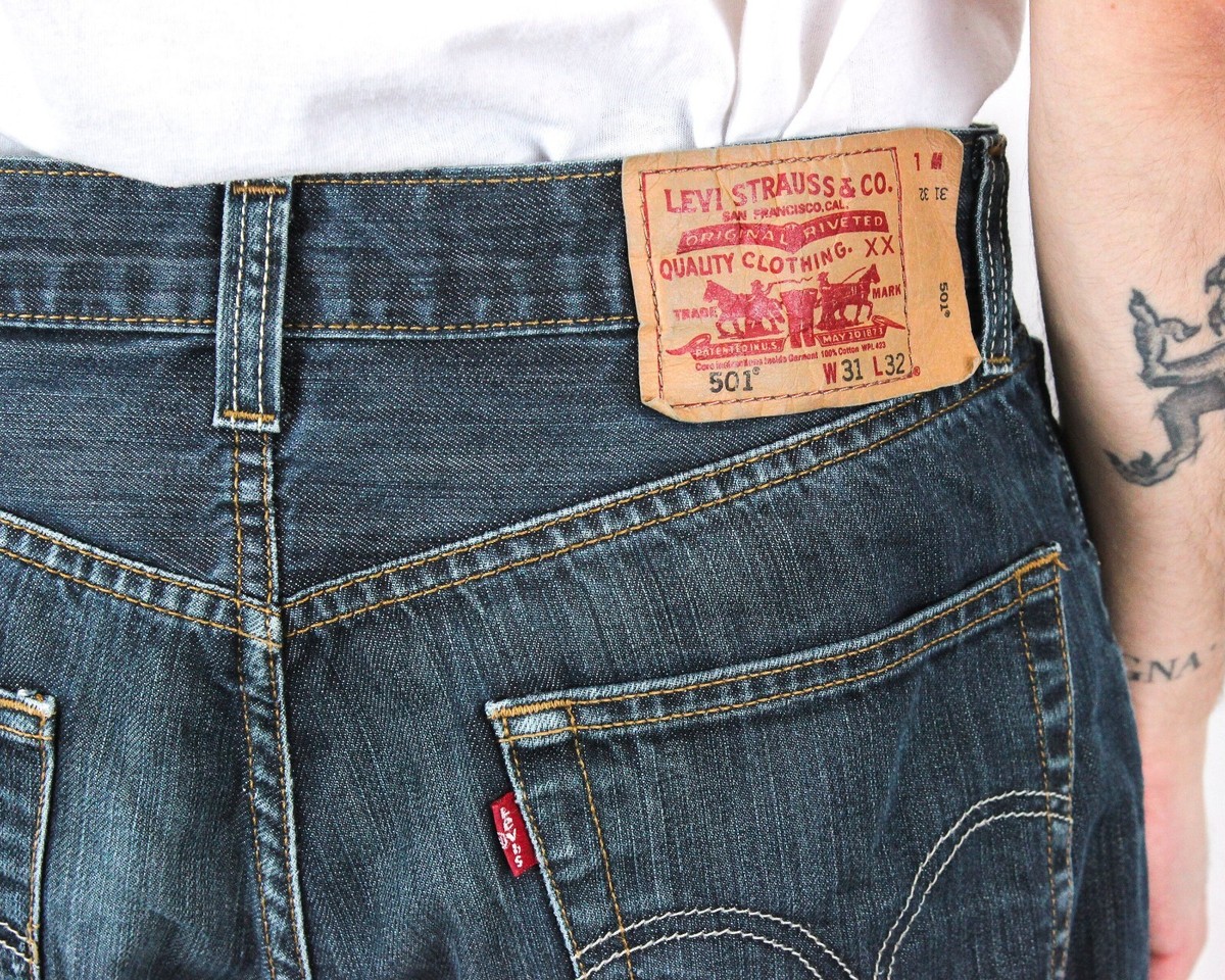 LEVI STRAUSS 501 W31 L32 デニム LEVI'S STRAUSS 501 VTG Mens W31 L32 Regular Straight Fit