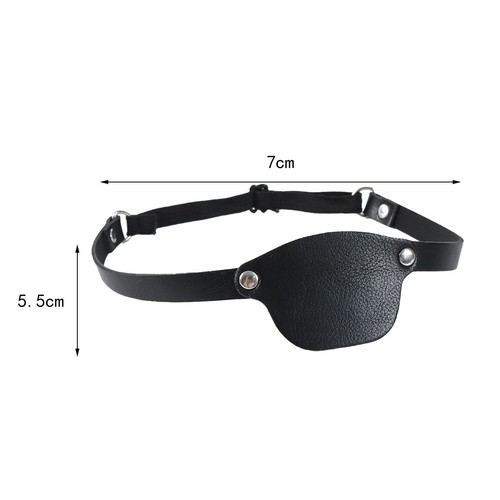 Pirate Eye Patches Novelty Supply Left Eye for Cosplay Props Party Role Play - Picture 3 of 7