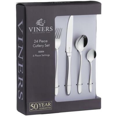 Viners Eden 18 10 Edelstahl 24-teiliges Besteckset Geschenkbox 0302.576
