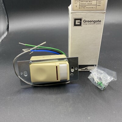 COOPER GREENGATE OSW-P-0451-MV-V PIR WALL OCCUPANCY SENSOR, 120/277V IVORY