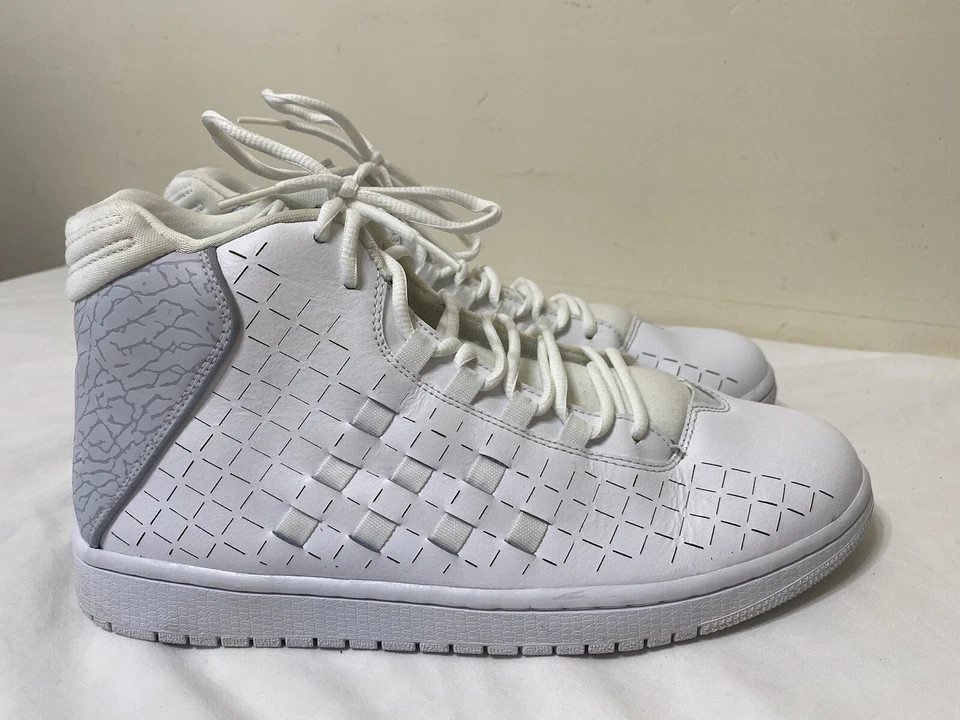 Air Jordan Illusion Basketball Shoes 2014 705141-101 White Wolf Grey Men’s 11.5 - Image 4 of 4