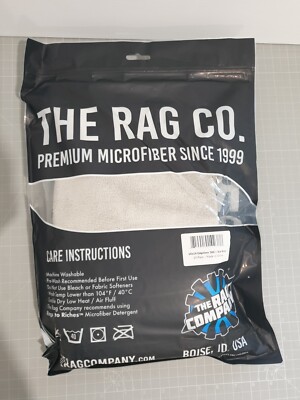 The Rag Company - Edgeless 300 10er Mikrofasertuch grau