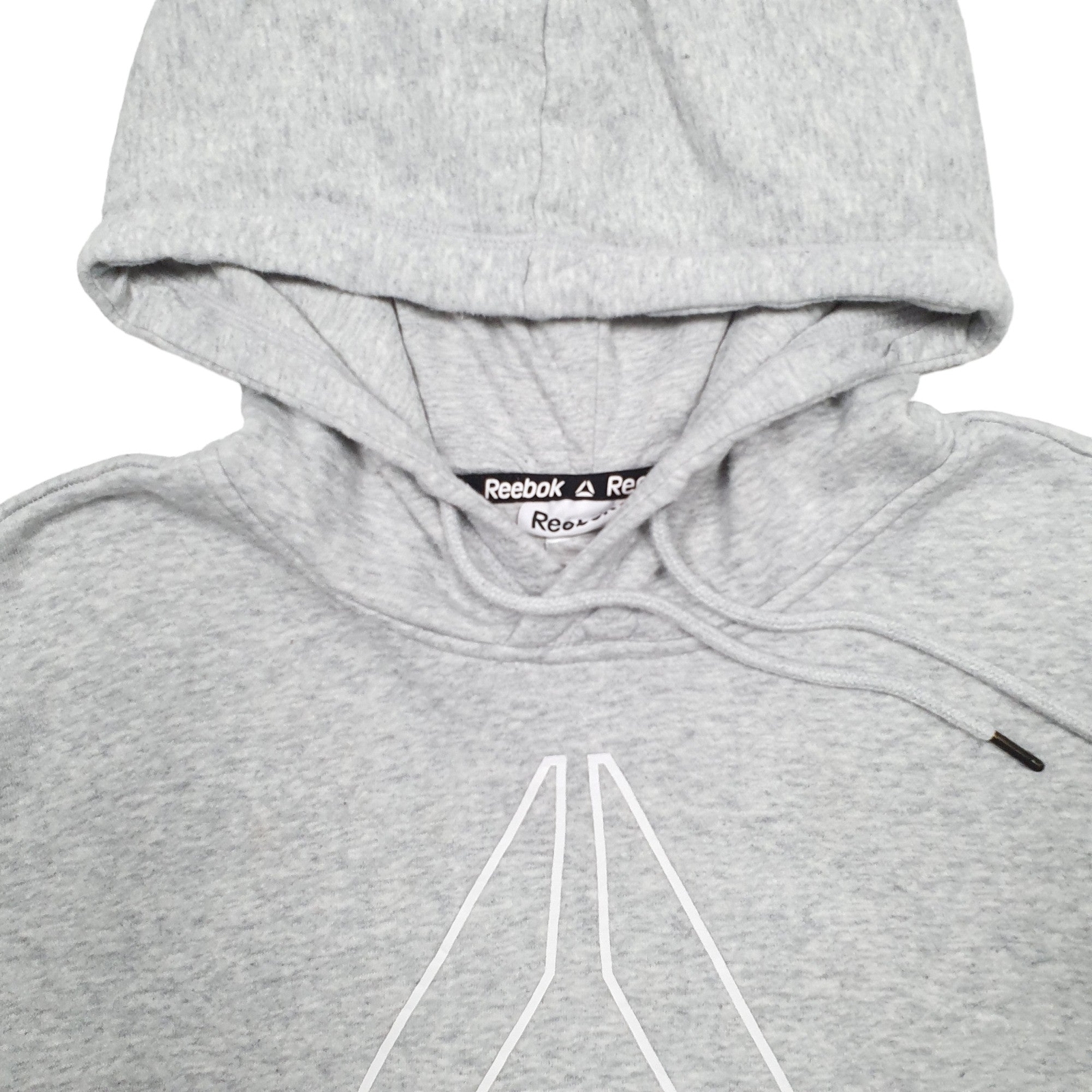 REEBOK Hoodie Spellout Jumper Sweatshirt Mens M image 2