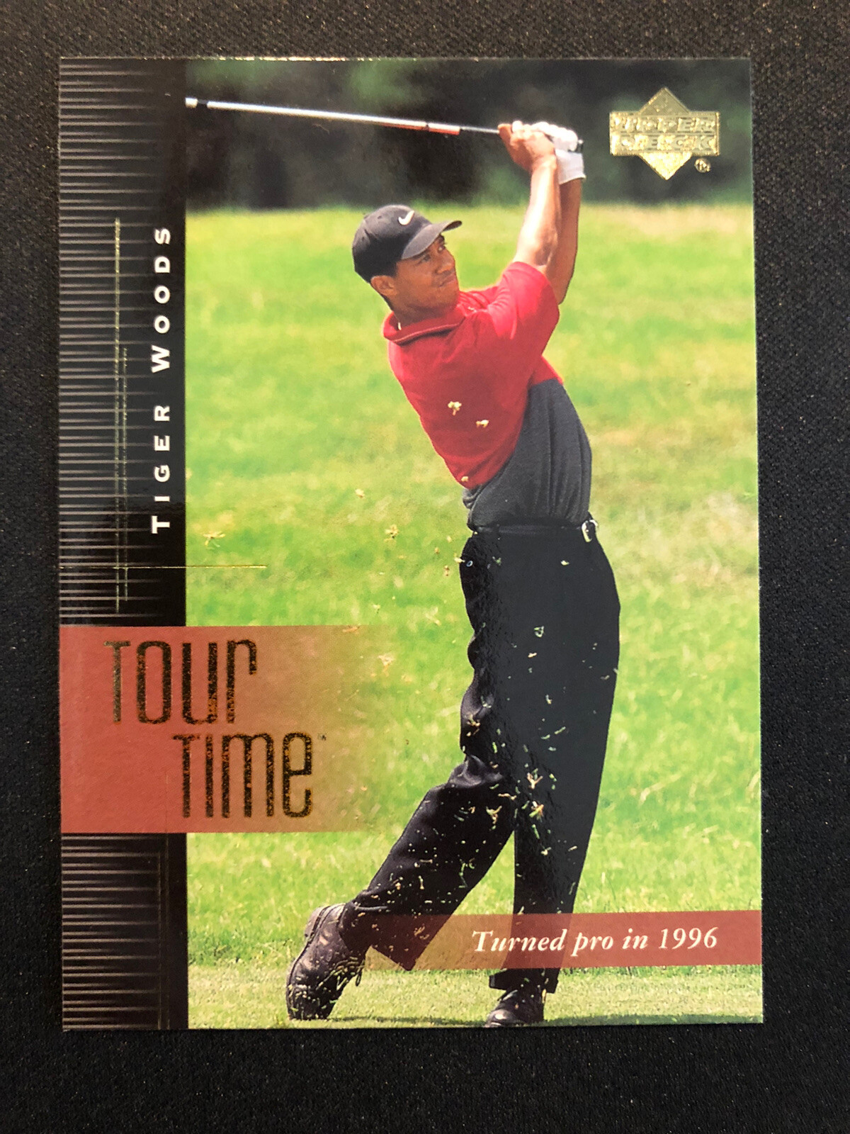 2001 Upper Deck Tour Time Tiger Woods Card #176