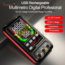 ZL116 LCD Digital Multimeter AC DC Voltmeter Ammeter Resistance Ohm Meter 9999