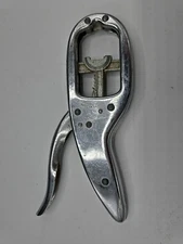 Vintage Nut Cracker Ratcheting Chrome Metal  Made in Japan. Chadwick Brand