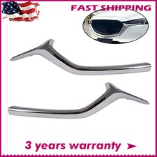 2pcs Left Right For Mazda Cx-5 2017-21 Front Bumper Grille Molding Trim Chrome 2pcs Left Right For Mazda Cx-5 2017-21 Front Bumper Grille Molding Trim Chrome