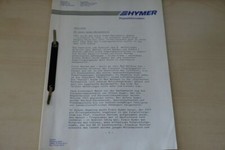 202684) Hymer Reisemobile - 20 Jahre - Presseinformation 1981