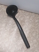 KitchenAid Ladle Server Spoon Large Oval Black Heat-Resistant deep 12"