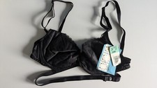 Vintage Backless Bra 34B Black Underwire Style 193 Unlined NWT NOS by Smoothie