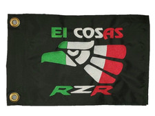 Personalized Hecho en Mexico RZR UTV SxS Safety Replacement Whip Flag.