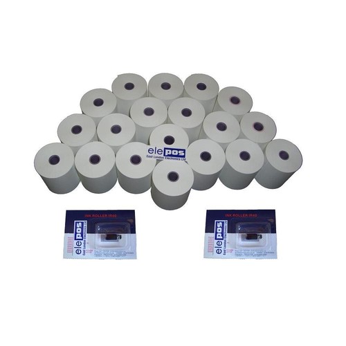 Casio 130CR Cash Register Starter Pack 130 CR Till Rolls & Ink Rollers