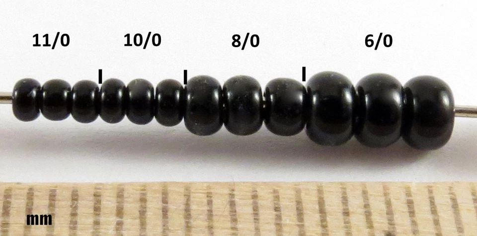 6/0 Cuentas sueltas redondas de rocallas checas Preciosa 20 gramos (2 de 3) Foto 2 de 2