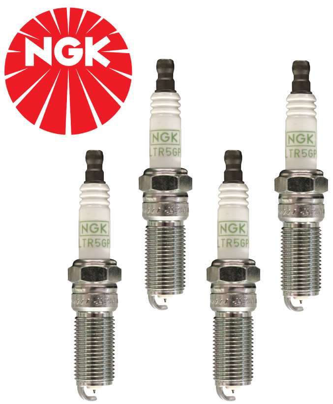 Set of 4 Spark Plugs  NGK LTR5GP 5019 for 2013 - 2017 Cadillac ATS