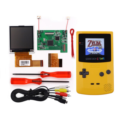 TV Version 2.2 inch GBC LCD High Brightness LCD Screen TV Out for Gameboy Color