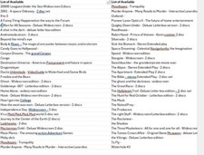 Large Selection of Laser Discs -- choose any 3 titles for 18.99