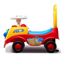 Toddler Ride On Push Car Ages 1-3 Sit-to-Stand Racer w/ Music Wheel  Storage
