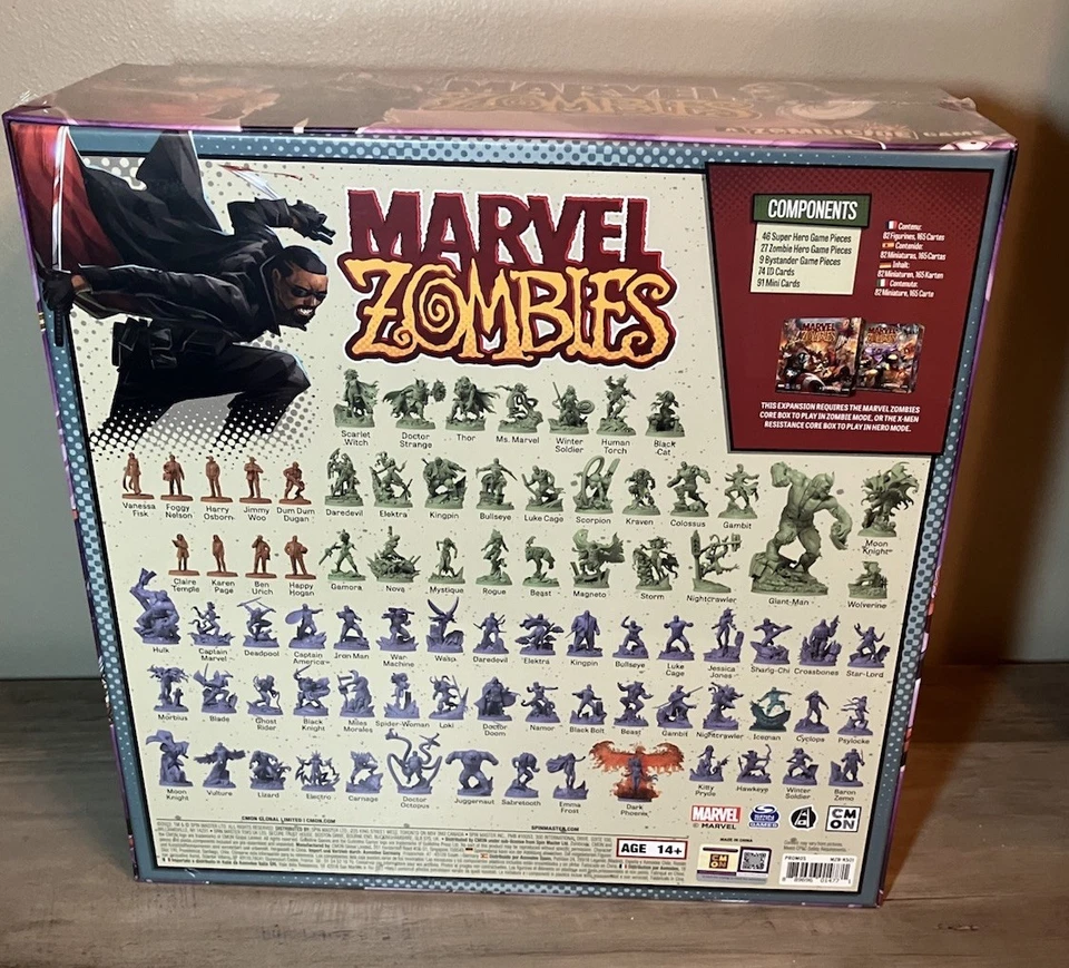 Nueva caja de portería elástica Marvel Zombies (exclusiva de Kickstarter) CMON Foto 2 de 2