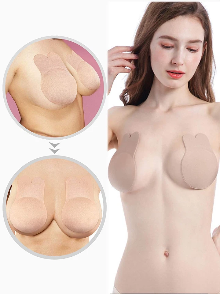 Push Up Adhésif Silicone Invisible Rabbit Bra pour Les Femmes de Soutien-Gorg... - Photo 3/4