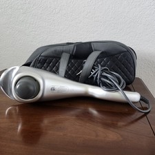 BROOKSTONE MAX F-209 Percussion Massager 3 Speed Full Body Single Node