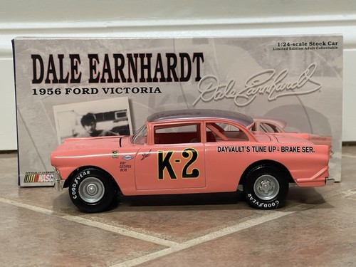 1956 Dale Earnhardt K2 K-2 Ford Victoria Pink W/ Purple Roof NASCAR Action 1/24 - Picture 2 of 17