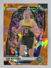 2024 Panini WNBA Orange Cracked Ice Prizm #88 Sami Whitcomb Seattle Storm