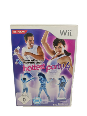 Dance Dance Revolution Hottest Party 4 Nintendo Wii Spiel Tanz Rhythmus Party