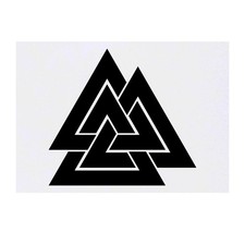 'Norse Valknut' Temporary Tattoos / Transfers TO00051336 