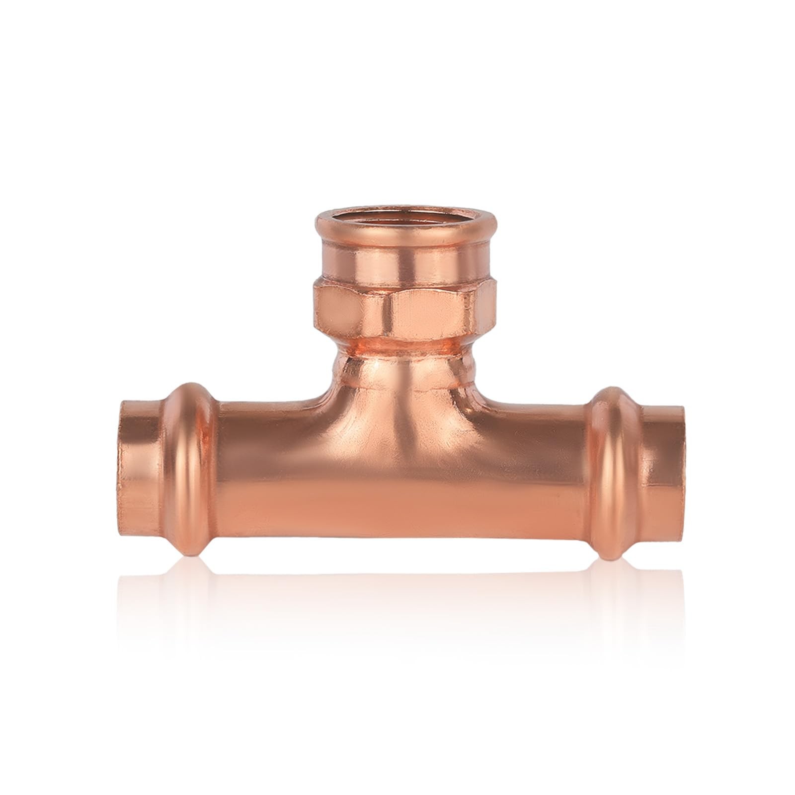 1 PCS 1/2 Inch Copper Press Female Tee Px Px FPT PRESS0771 Pipe Fitting Part