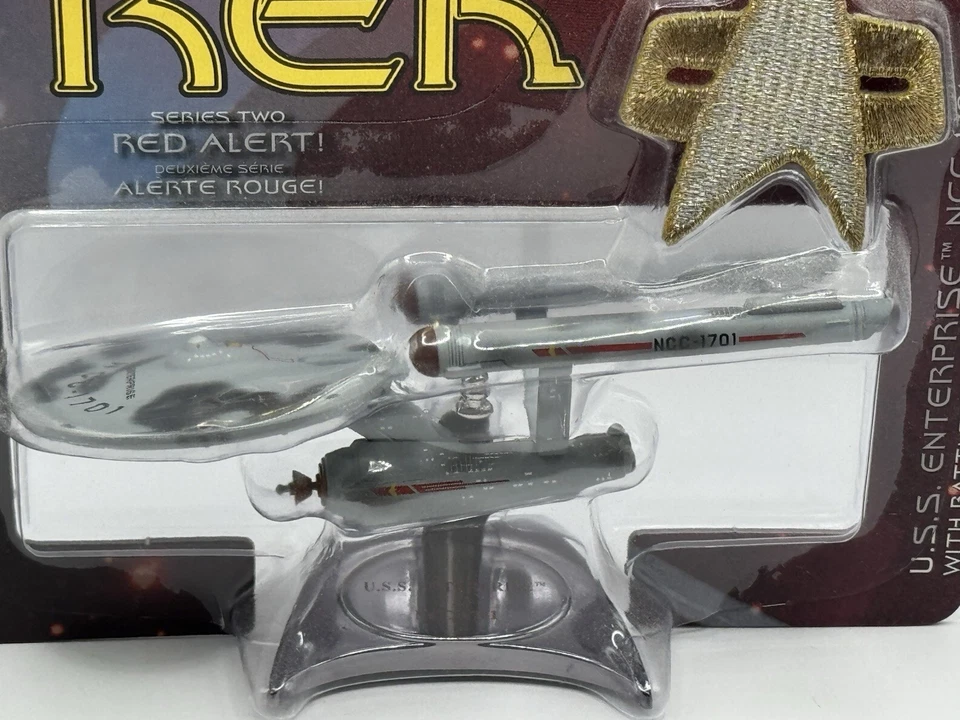 Johnny Lightning Legends of Star Trek USS Enterprise NCC-1701 w/ Battle Damage - Image 2 of 4