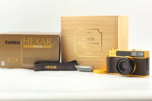  [Unused 120th Anniversary model] Konica Hexar AF GOLD Film camera From Japan
