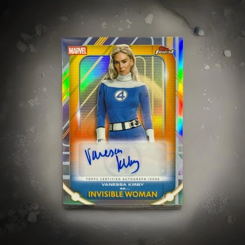 2026 Topps Finest Fantastic Four Vanessa Kirby As Invisible Woman Auto Refractor