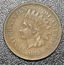 1872 Indian Head Cent 1c Better Grade XF Extra Fine Details