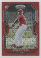 2021 Panini Prizm Tier II Red Mojo Prizm 78/149 Johan Oviedo #176 no9