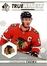 Jonathan Toews 2022-23 SP Authentic True Leaders #TL-22 Chicago Blackhawks