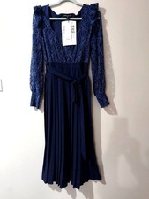 New Little Mistress dress size 12 size  navi