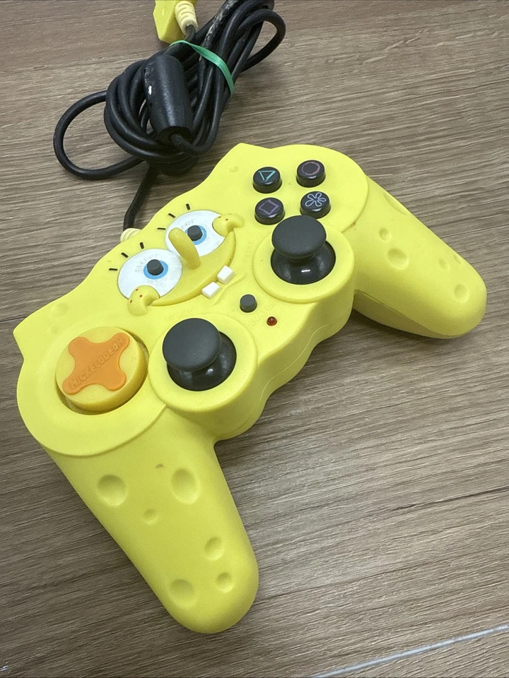 Nickelodeon SpongeBob SquarePants Sony PS2 Controller Tested! - Image 2 of 4