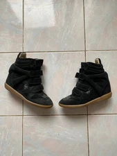 Vintage Isabel Marant Beckett High Platform Sneakers Shoes