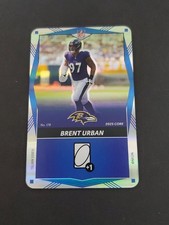 Brent Urban 2025 Uno Elite Blue Foil #178 Baltimore Ravens