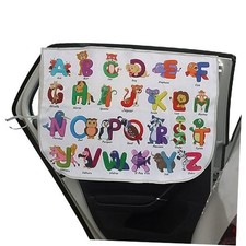 Car Window Shades for Side Windows Baby and Kids,Car Back Animal Alphabet