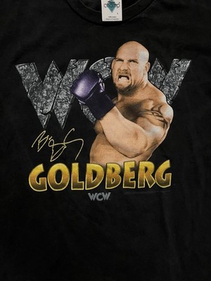 Tour Champ WCW Goldberg 1998 Vintage Graphic Tee Black L 100% Cotton