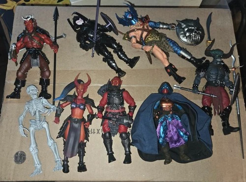 mythic legions action figures Lot d&d skeleton demons gladiator vampire plus mo - product listing photo