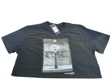 Reebok Men Regular fit Short Sleeve T-Shirt Shirt Small Black Solid