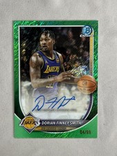 2025 Bowman Basketball Dorian Finney-Smith Green Shimmer Auto /99