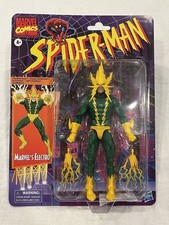New Marvel Legends Electro Retro Card Spiderman Hasbro MOC 6 Action Figure