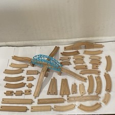 Thomas And Friends Wooden Railway Tracks Brio Unbranded Tracks Bridge Lot Of 45